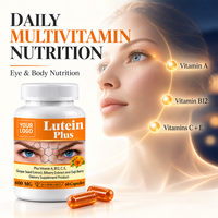 OEM ODM Lutéine Plus Myrtille Pépins de Raisin Baies de Goji Vitamines A C E Capsules de Nutrition Oculaire Complément Alimentaire Vente en Gros