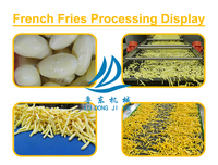 Fabriek Volautomatische Verse Cassave Zoete Aardappelchips Maken Machine Bevroren Frietjes Productielijn Te Koop