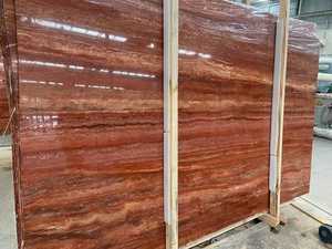 Lastra personalizzata <span class=keywords><strong>in</strong></span> <span class=keywords><strong>marmo</strong></span> travertino rosso classico per interni interni <span class=keywords><strong>in</strong></span> travertino piastrelle e <span class=keywords><strong>tavolo</strong></span> - Product Image 2