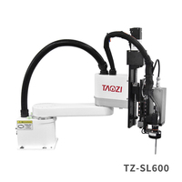 Vente en gros TAOZI Kit de bras robotique 4 axes PLC IP54 à entraînement électrique avec pince à 3 mâchoires, équipement de palettisation industriel de bureau