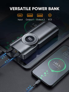 Batterie de voiture portable 2000mAh Démarreur de saut Banque d'alimentation au lithium 12V Pompe à air pour pneus LED Multifonctionnel d'urgence Haute puissance - Product Image 6