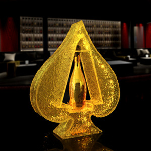 Ace Of Spades Plastic Wine Cooler With Led <b>Light</b> For Party Bar Ktv Use - Product Image 2