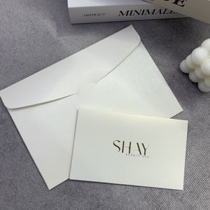 Các Nhà Sản Xuất Tùy Chỉnh Ngọc Trai Giấy Phong Bì Trắng Lời Mời Sang Trọng Cho Lời Mời Đám Cưới - Product Image 1