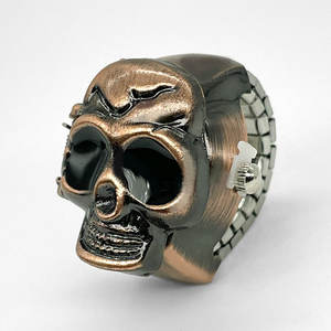 Relojes de Pulsera de Cuarzo <span class=keywords><strong>con</strong></span> Anillo de Calavera Vintage de Lujo de Talla Única para Mujer, Reloj de Moda Femenino - Product Image 2