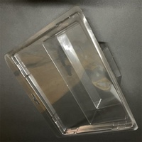 Pack de protection à clapet pour plateau CPET personnalisé pour bougie et autocollants Emballage transparent écologique