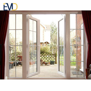 Puerta Moderna de Aluminio con Acabado Interior y Malla de Fibra de Vidrio, Puerta Abatible para Cocina o Villa - Product Image 3