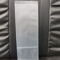 Pochettes en plastique PVC souple transparent pour billets Planificateur budgétaire Pochette d'étiquettes en tissu de vinyle transparent Porte-étiquette de prix