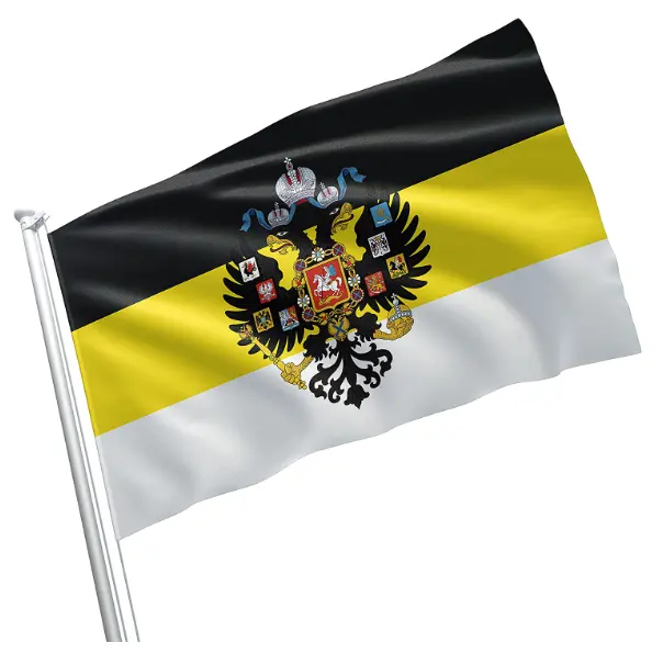 Russisches kaiserliches Wappen Eagle Tzar Czar 3x5 Fuß Flag Banner