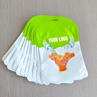 Sachet d'emballage alimentaire laminé BOPP sur mesure à trois soudures latérales avec soupape de ventilation pour aliments épicés