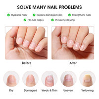 Badaga OEM Personnalisé 15ml Gel de Base et Top Coat à la Vitamine Marque Privée Vernis à Ongles Gel UV de Base