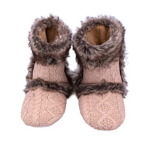 Venta al por mayor <span class=keywords><strong>de</strong></span> botas cálidas personalizadas para mujer, botines <span class=keywords><strong>de</strong></span> invierno <span class=keywords><strong>de</strong></span> <span class=keywords><strong>lana</strong></span> <span class=keywords><strong>de</strong></span> punto <span class=keywords><strong>de</strong></span> ganchillo para mujer - Product Image 6