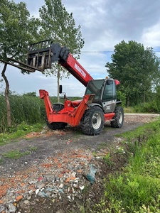 รถยกเทเลสโคปิค Manitou MT1740 มือสอง ขับเคลื่อน 4 ล้อ บูมยาว 18 เมตร รับน้ำหนัก 4 ตัน พร้อมอุปกรณ์เสริม เครื่องยนต์ เกียร์ และปั๊ม - Product Image 5