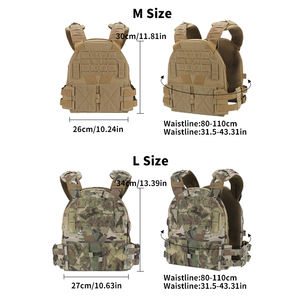 SIVI การล่าสัตว์การต่อสู้แผ่นChaleco Tacticoเสื้อกั๊กยุทธวิธีสําหรับชายQuick Releaseเสื้อกั๊กกลางแจ้งปรับผู้ใหญ่ - Product Image 6