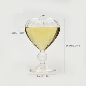 <span class=keywords><strong>Verre</strong></span> à champagne en <span class=keywords><strong>verre</strong></span> borosilicate en forme de cœur créatif, <span class=keywords><strong>verre</strong></span> à whisky élégant en forme de cœur, <span class=keywords><strong>verre</strong></span> à vin rouge, <span class=keywords><strong>verre</strong></span> à cocktail pour bars - Product Image 2