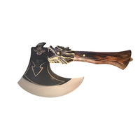 Kunden spezifische manuelle Stahl jagd und Schmieden Camping Axt Outdoor Knochens ch neiden Küchenmesser Chinesische Fabrik Kriegs axt