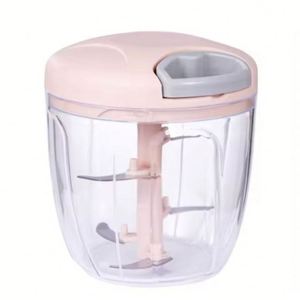 Jili Hand Chopper <b>Vegetable</b> Fruit Twist Manual Garlic Crusher <b>Cutter</b> 3-Piece Stainless Steel Eco-Friendly Modern Tools - Product Image 1