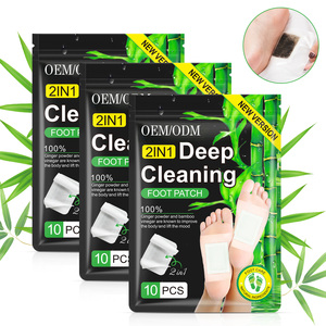 ENWEI derin temiz detoks için ayak bitkisel yeşil bambu kömür ayak pedleri dinlenmek ve nem ortadan kaldırmak - Product Image 1