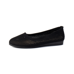 Chaussures plates en maille tricotée pour maman Chaussures de marche confortables respirantes à semelle souple Légères pour le printemps et l'automne - Product Image 6