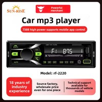 Reproductor MP3 Universal para Auto, Radio FM, Cargador USB Doble, Reproducción desde Memoria