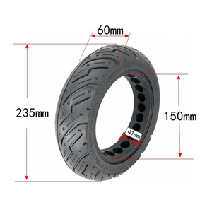 Pneu plein 10x2.5, pneu alvéolé 10 pouces pour trottinette électrique <span class=keywords><strong>Ninebot</strong></span> <span class=keywords><strong>G30</strong></span> <span class=keywords><strong>MAX</strong></span>, pièces et accessoires de roue - Product Image 4