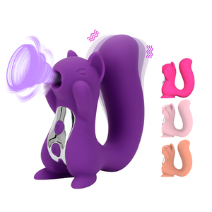 <span class=keywords><strong>Vibratore</strong></span> Premium a Forma di Scoiattolo con Funzione di Suzione e Materiale in Silicone <span class=keywords><strong>Morbido</strong></span> Sicuro per il Corpo, Giocattolo Sessuale per Donne - Product Image 2