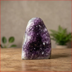 NOBLESTONE GEMS - Cristal de Amatista Natural en Racimo, Piedra Púrpura Irregular Pulida para Decoración del Hogar, Regalo - Product Image 5