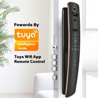 Serrure de porte intelligente TIMMY avec reconnaissance faciale 3D, empreinte digitale, carte RFID et application Tuya pour la sécurité des entrées