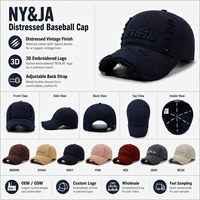 Casquette de baseball vintage style streetwear pour hommes, casquette brodée de lettres, mode européenne et américaine, pour l'extérieur.