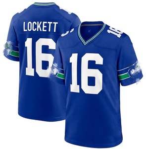 Người Đàn Ông Của Thanh Niên Phụ Nữ 21 Devon Witherspoon 14 Dk Metcalf 11 Jaxon Smith-Njigba 16 <span class=keywords><strong>Tyler</strong></span> Lockett Bóng Đá Mỹ Jersey - Product Image 4