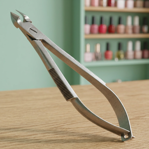 Stainless Steel Cuticle Nipper 3-4MM Curved/Straight Blade Sharp Tip Wide Jaw Opening Right-<b>Handed</b> Scissors Durable <b>Nail</b> <b>Nail</b> - Product Image 2
