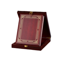 Plaque de récompense en bois creuse imprimée UV, gravée, pliable, vierge, pour décoration de bureau, à prix abordable