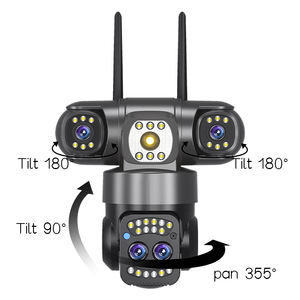 Yoosee APP 6MP Ultra HD 10X光学ズーム360 ° PTZ CCTV IP防犯カメラ3レンズ内蔵マイクホーム屋外ワイヤレス - Product Image 1