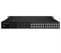 Encodeur modulateur à fibre optique HONDAO TDNM0816IV avec connecteur RJ45 pour réseau IP CATV FTTH, garantie 1 an