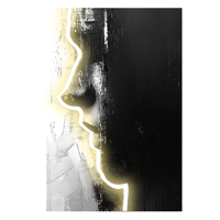 Affiche LED Voiture Néon Sans MOQ, Enseigne Néon Personnalisée, Œuvre d'Art Néon Impression UV, Lumière Néon LED pour Décoration Murale Maison Chambre Garage
