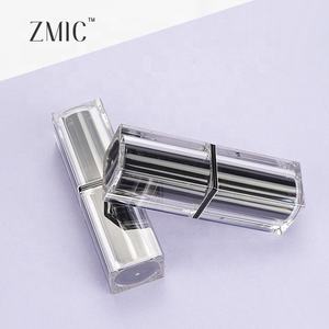 Tubes de Rouge à Lèvres <span class=keywords><strong>Double</strong></span> <span class=keywords><strong>Paroi</strong></span> Carré Transparent Boîtier de Rouge à Lèvres <span class=keywords><strong>Noir</strong></span> Conteneur de Rouge à Lèvres en Plastique - Product Image 3