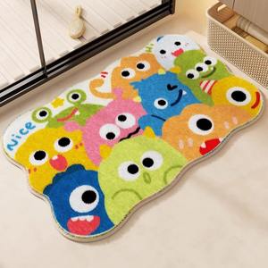 <span class=keywords><strong>Tapis</strong></span> <span class=keywords><strong>de</strong></span> <span class=keywords><strong>sol</strong></span> pour salle <span class=keywords><strong>de</strong></span> bain en fausse fourrure <span class=keywords><strong>de</strong></span> cachemire, frais et simple, absorbant l'eau, isolant contre le froid, antidérapant, résistant à la saleté, facile d'entretien - Product Image 5