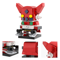 Kits de Ladrillos Robo MOC para Creatividad Cinematográfica, Contenedor de Ladrillos DIY, Juguetes de Construcción para Niños MOC7773