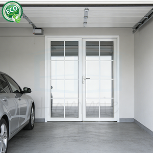 Porte d'entrée principale en aluminium sur mesure de nouvelle conception, utilisée pour les maisons de luxe européennes, porte en aluminium et verre - Product Image 6