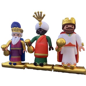 Décorations de vacances gonflables pour l'extérieur et l'intérieur, modèle Roi de l'Épiphanie, 3 <span class=keywords><strong>rois</strong></span>, base, thème, souffleur d'air, ballons, promotions - Product Image 1