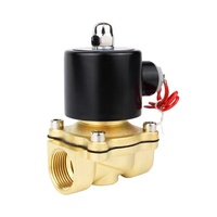 Meilleur Prix Universel 2 Voies 220V CA 24V CC 1/2" 3/4" 1" 1-1/4" 1-1/2" 2" Pouces Électrovanne Air Eau Électrique NF NO