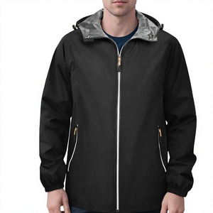Chaqueta Impermeable Ligera con Capucha para Hombre, Chaqueta Bomber para Ciclismo, Viajes y Senderismo - Product Image 3