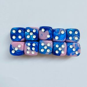 Ensemble de 10 <span class=keywords><strong>dés</strong></span> de mahjong polyédriques en acrylique avec <span class=keywords><strong>dés</strong></span> <span class=keywords><strong>à</strong></span> six <span class=keywords><strong>faces</strong></span>, sac <span class=keywords><strong>à</strong></span> <span class=keywords><strong>dés</strong></span>, design ciel étoilé - Durable et écologique - Product Image 6