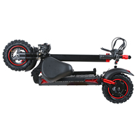 Scooter Eléctrico Todoterreno Plegable con Doble Suspensión, Resistente al Agua, Rápido, Batería de Litio de 48V 18Ah, Motor de Gran Alcance, para Adultos