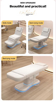 Table de soin des cils professionnelle pour salon de beauté, réglable en hauteur, ergonomique, pour extensions de cils