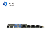 Nueva Placa Base Mini ITX con 4 Puertos RJ45 Gigabit LAN, 2 Puertos COM SOC de Bajo Consumo, Intel I7 8665U de Cuatro Núcleos, Doble DDR4, SATA, M.2, HD, VGA, LVDS, EDP