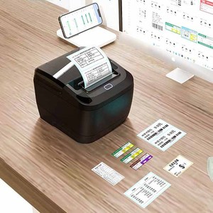 USB Bluetooth <b>WIFI</b> Mobile Phone Sticker Barcode Printer 3 inch Thermal Label Printer - Product Image 4