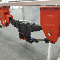 Suspension complète américaine JUXIN pour semi-remorque, système mécanique à ressorts à lames 2 ou 3 essieux, pour charges lourdes