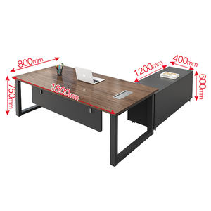 Escritorio para Gerente de Empresa, Escritorio Moderno y Sencillo para Jefe, Escritorio Grande y Sencillo para Estudio, Oficina, Administración, Muebles de Oficina - Product Image 4