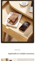 Nouveau support de téléphone rotatif pliable et réglable en hauteur pour tablettes, utilisation sur bureau, design imitation bois, vente en gros