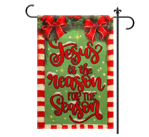 Bandera <span class=keywords><strong>de</strong></span> Jardín <span class=keywords><strong>de</strong></span> Temporada con <span class=keywords><strong>la</strong></span> Frase 'Jesús es <span class=keywords><strong>Dios</strong></span>', Impresa Personalizada al por Mayor, <span class=keywords><strong>de</strong></span> Doble Cara, para <span class=keywords><strong>Casa</strong></span>, Patio Pequeño, Decoración <span class=keywords><strong>de</strong></span> Bienvenida para Exteriores - Product Image 6